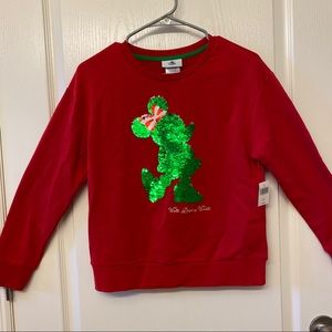 Disney Minnie Mouse Sequin Christmas Sweater